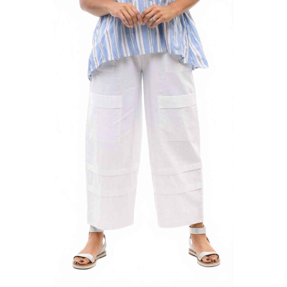 NEW TULIP CLOTHING metro pant in solid white